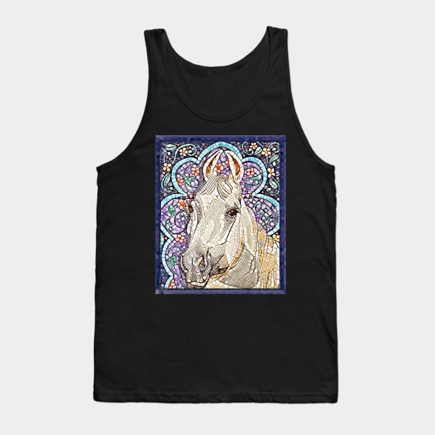 Mosaic Horse Tank Top by Lisa Gerfin